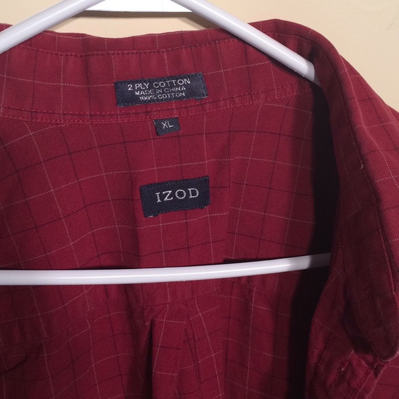 Izod XL Men’s brick red shirt. - Picture 2 of 5